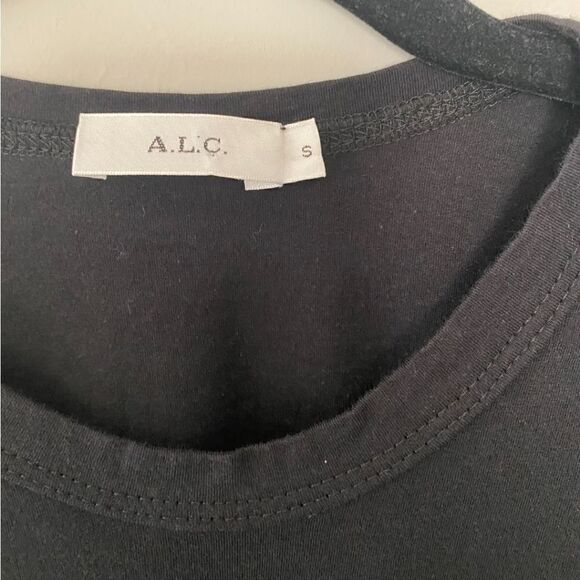 A.L.C Black Flutter 💕Sleeve top Size Small - Picture 5 of 10